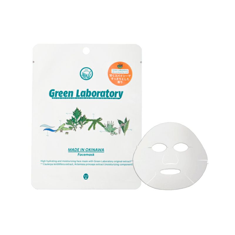 【雪彩】Green Laboratoryフェイスマスク 1枚入り