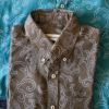 【RYUKYU SHIRT】KARAKUSA（Azurro e Marrone）