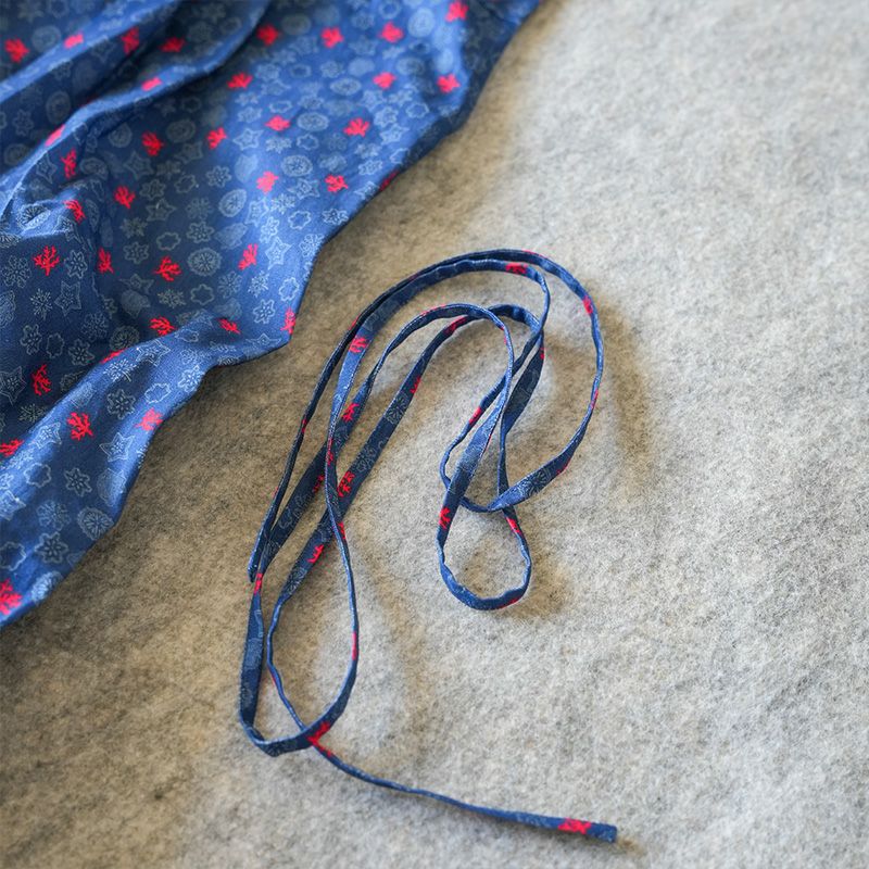 【RYUKYU SHIRT】UMI-SANGO（Deep blue） ワンピース